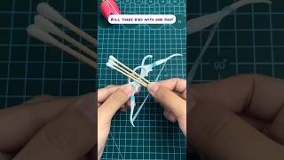 Creative Waste Utilization Crafting a Mini Bow and Arrow [upl. by Lebasy743]