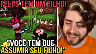 O FILHO DO FELPS É A CARA DO CELLBIT KKKKK  QSMP [upl. by Tabber]