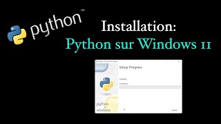 Installation Python [upl. by Nastassia]