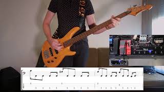 Royal Blood  Boilermaker Bass cover with tabs [upl. by Naleek]