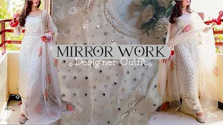 Designer✨ Mirror work ✨ Trending outfit in budget 💫 [upl. by Essie103]