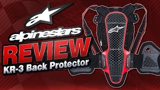 Alpinestars KR3 Back Protector Review  Sportbiketrackgearcom [upl. by Ynffit]