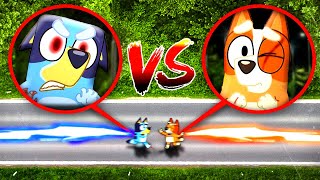 DRONE CATCHES BLUEY VS BINGO IN REAL LIFE CURSED BLUEY [upl. by Ayiak517]