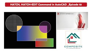 Hatch Hatch Edit Command in AutoCAD Episode 10 [upl. by Enitsrik]