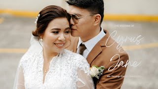 Quezon City Wedding SDE Video of Cyrus amp Jane Sto Domingo Church Parish Wedding Same day Edit Film [upl. by Rurik]