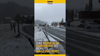 Erster Schnee des Jahres am Bödele [upl. by Tigirb]