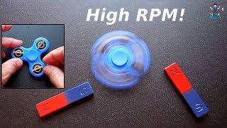 quotFree Energyquot Magnetic Fidget Spinner Motor Real [upl. by Grissel]