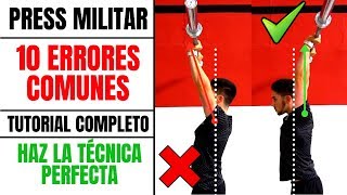 PRESS MILITAR con Barra 💥 10 Errores Comunes y Soluciones ✅ TUTORIAL COMPLETO [upl. by Ire]