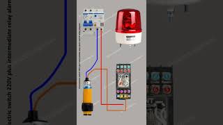 Photoelectric Sensor Alarm Circuit with Intermediate Relay Wiring  photoelectric sensor [upl. by Akenat]