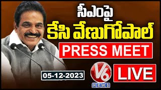 KC Venugopal Press Meet Live  Telangana CM Revanth Reddy  V6 News [upl. by Atimad696]