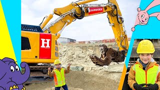 Moritz und die Maschinen Auf der Baustelle mit Bagger  Der Elefant  WDR [upl. by Archaimbaud]