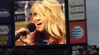 National Anthem  Atanta Braves Turner Field  Riley Biederer [upl. by Mcwherter]