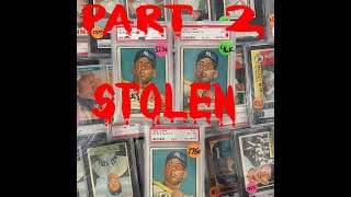 PART 2  2 Million in Vintage Sports Cards Stolen Security Pics and Video [upl. by Takeshi491]