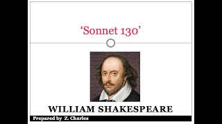 Sonnet 130 linebyline analysis English Home Language poetry [upl. by Hittel]