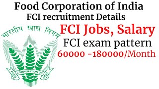 Food corporation of India jobs  FCI recruitment [upl. by Nelson]