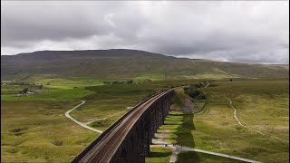 Drone footage  Yorkshire Three Peaks Hill Walk [upl. by Olga]