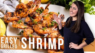 How to Make Easy Grilled Shrimp  The Stay At Home Chef [upl. by Inahs151]