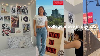 college move in day 2023  boston university [upl. by Narih]