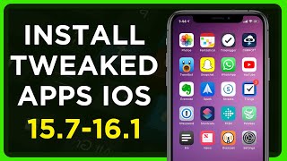 How to Get Tweaked Apps on iOS 157161 Easily No Jailbreak Full Guide [upl. by Petronia]