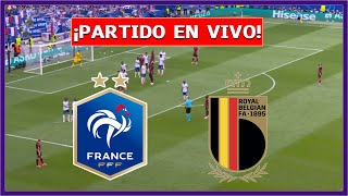 🔴 FRANCIA vs BELGICA  PARTIDO EN VIVO ⚽ JUEGA MBAPPE  UEFA NATIONS LEAGUE  LA SECTA DEPORTIVA [upl. by Pegg]