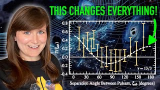 Astrophysicist explains big GRAVITATIONAL WAVE discovery Are they NEW PHYSICS or merging SMBHs [upl. by Ahsemal]