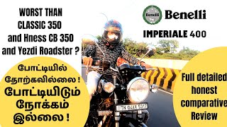 Benelli Imperial 400 BS6  Detailed Ride Review Vs Classic 350 Vs Honda Hness Vs Roadster [upl. by Towny100]