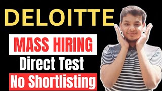 Deloitte Biggest Hiring for 2024 Batch  Latest Hiring  2022  2023  2024 Batch Hiring OFF Campus [upl. by Mairim]