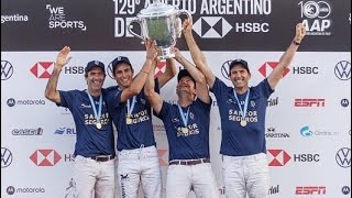 Resumen de la final del Abierto Argentino de Polo HSBC  La Dolfina Saudí Campeón [upl. by Ylirama]