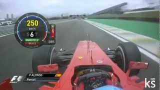 Fernando Alonso Onboard F1 Brasil 2012 [upl. by Akired]