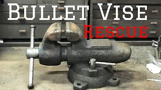 Wilton Bullet Vise Gets A Makeover  Tool Restoration  How to Restore A Bench Vise [upl. by Maclaine]