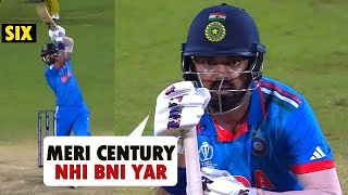 KL Rahul shocked after his Six when he was close to his Century 97 against Australia  Ind vs Aus [upl. by Nyliret]