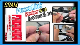 SRAM PowerLink Bike Chain Link Replacement Review and Instructions [upl. by Norra]