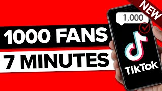 How To Get 1000 Followers on TikTok in 7 Minutes 2024 REAL FREE TIKTOK FOLLOWERS [upl. by Aynos]