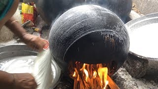 Pootharekulu Making In Atreyapuram  Putharekulu  Layers Paper Sweet Making Video [upl. by Auroora426]