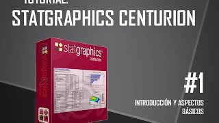 TUTORIAL STATGRAPHICS Introducción y Aspectos Básicos [upl. by Auqinahs]