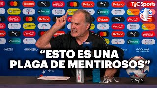 BIELSA EN LLAMAS 🔥 EL DT DE URUGUAY EXPLOTÓ EN CONTRA DE LA CONMEBOL Y DEFENDIÓ A SUS JUGADORES [upl. by Liagabba]