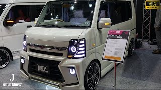 4KREIZ SUZUKI EVERY WAGON DA64W ライツ・スズキ エブリィワゴンカスタム  大阪オートメッセ2018 [upl. by Quartas]