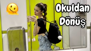 Okuldan dönüş vlog [upl. by Arretak122]