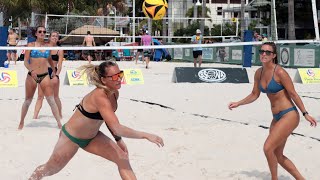 BEACH VOLLEYBALL  Womens Open Final  KroenReed vs RussoMiozzi  Gulfport FL 2021 [upl. by Alledi]