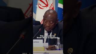 Israels military action against the people of Gaza is genocide Ramaphosa says [upl. by Barkley]