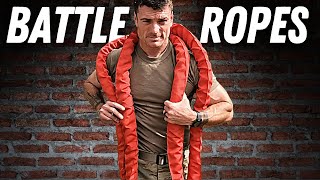 10 Minute BATTLE ROPE Workout  Burn Fat amp Build Muscle [upl. by Aihtebat]