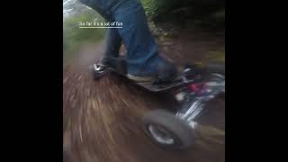 Acedeck Nyx Z3 on dirt trails mountainboard esk8 [upl. by Kerns238]