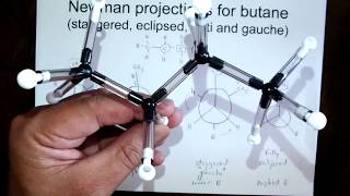 002 Conformational isomers of butane [upl. by Nihi]