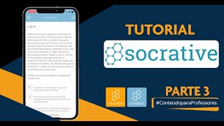 Tutorial Socrative para Professores  Aplicando os testesavaliações  Parte 3 [upl. by Staley972]