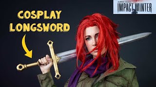 How to Make a Worbla amp Foam Longsword  IMPACT WINTER  Free Pattern [upl. by Flossie485]