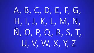 SPANISH Alphabet and Numbers 1 to 10 🗣️ Spanish PRONUNCIATION from Spain  Real Voice Native Speaker [upl. by Ru]