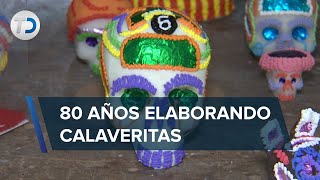 Elaboración de calaveritas toda una tradición familiar [upl. by Eva]