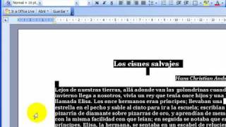 Word 2003 Seleccionar Texto [upl. by Gwennie]