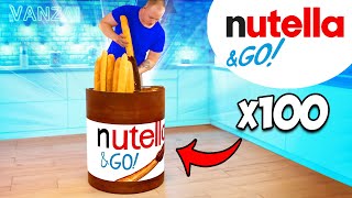 Géant Nutella Go  Comment faire le plus grand du monde DIY Nutella Go par VANZAI [upl. by Anila]