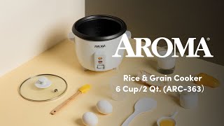 How to cook rice in your Aroma Pot Style rice cooker [upl. by Calder]